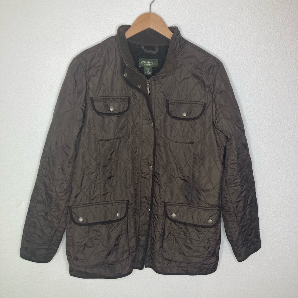 Eddie Bauer Quilted Nylon Lightweight Jacket XL
